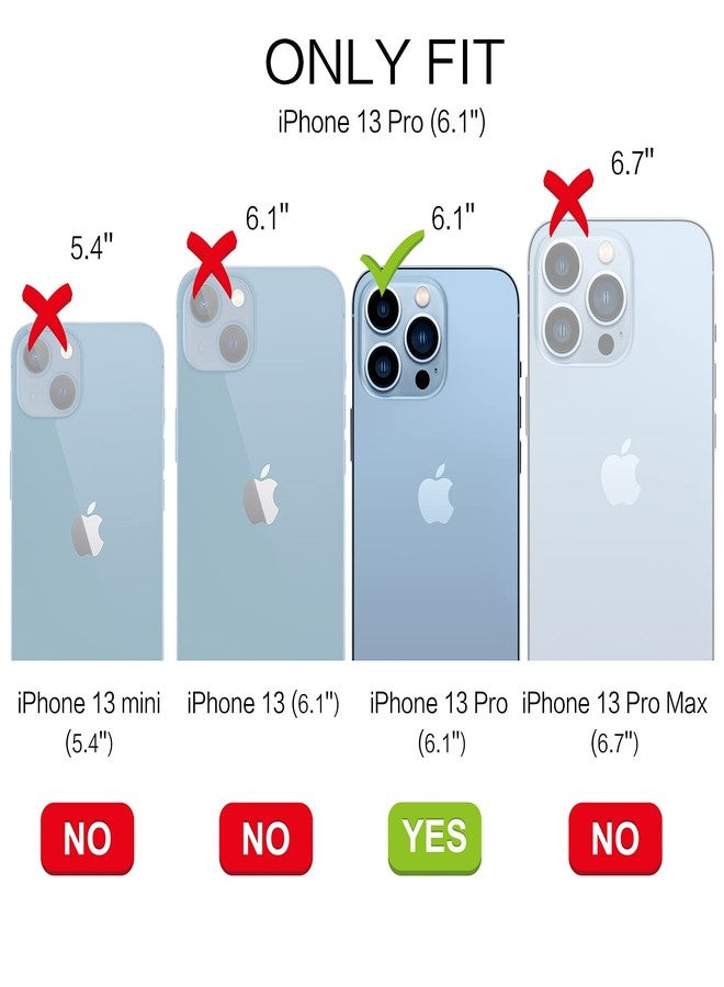 بنتوبين جراب BENTOBEN مصمم خصيصًا لهاتف iPhone 13 Pro، جراب هاتف iPhone 13 Pro مزود بحامل حلقي 360 درجة، يدعم التثبيت المغناطيسي في السيارة، جراب حماية مناسب للفتيات والفتيان والنساء والرجال، لهاتف iPhone 13 Pro مقاس 6.1 بوصة، أبيض - Image 2