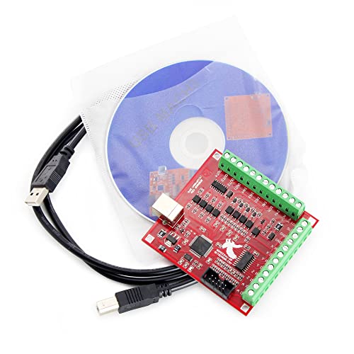 CNCTOPBAOS 4 Axis Nema23 Stepper Motor USB Mach3 CNC Kit,270oz-in 76mm 3A,USB Controller Board Motion Control Card,TB6600 Driver 4.5A 24V for CNC Router Milling Engraving Machine - Image 5