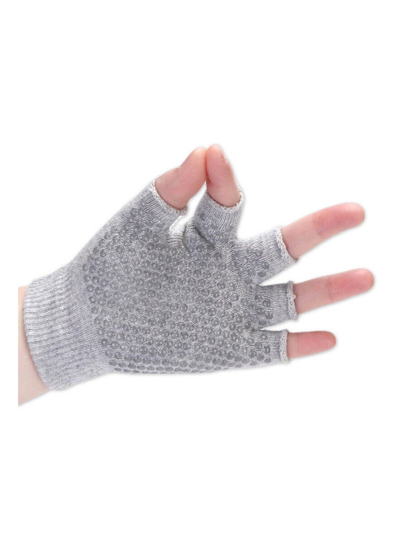 Spall - Yoga Gloves Men Women Gym Body Building Training Sports Non Slip Yoga Pilates Gloves Workout Half Finger Fitness Cycling - Image 1