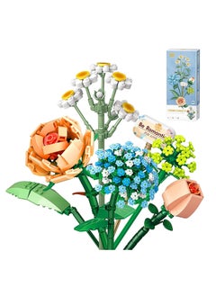 Y&D Flower Bouquet Building Blocks Creativity Artificial Flowers Toy Set Botanical Collection Toys Gift for Girls Women Adult Friends Kids  - Image 1