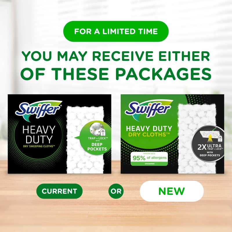 Swiffer Sweeper Heavy Duty Mop Pad Refills for Floor Mopping and Cleaning, All Purpose Multi Surface Floor Cleaning Product, 20 Count, 2 Pack - Image 2