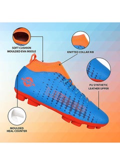Nivia Ultra 2.0 Football Shoes | 11 UK/ 12 US / 45 EU | PVC Synthetic Leather | Lace-up | Minimal Water Absorption  - Image 2