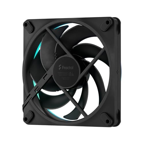 Fractal Design Momentum 14 RGB - Silent PC Case Fan - 140 mm - ARGB Gen 2-20 LEDs - Liquid Crystal Polymer LCP Blades - FDB Fluid Dynamic Bearing - Cooling Performance - Powerful Airflow - Black - Image 5