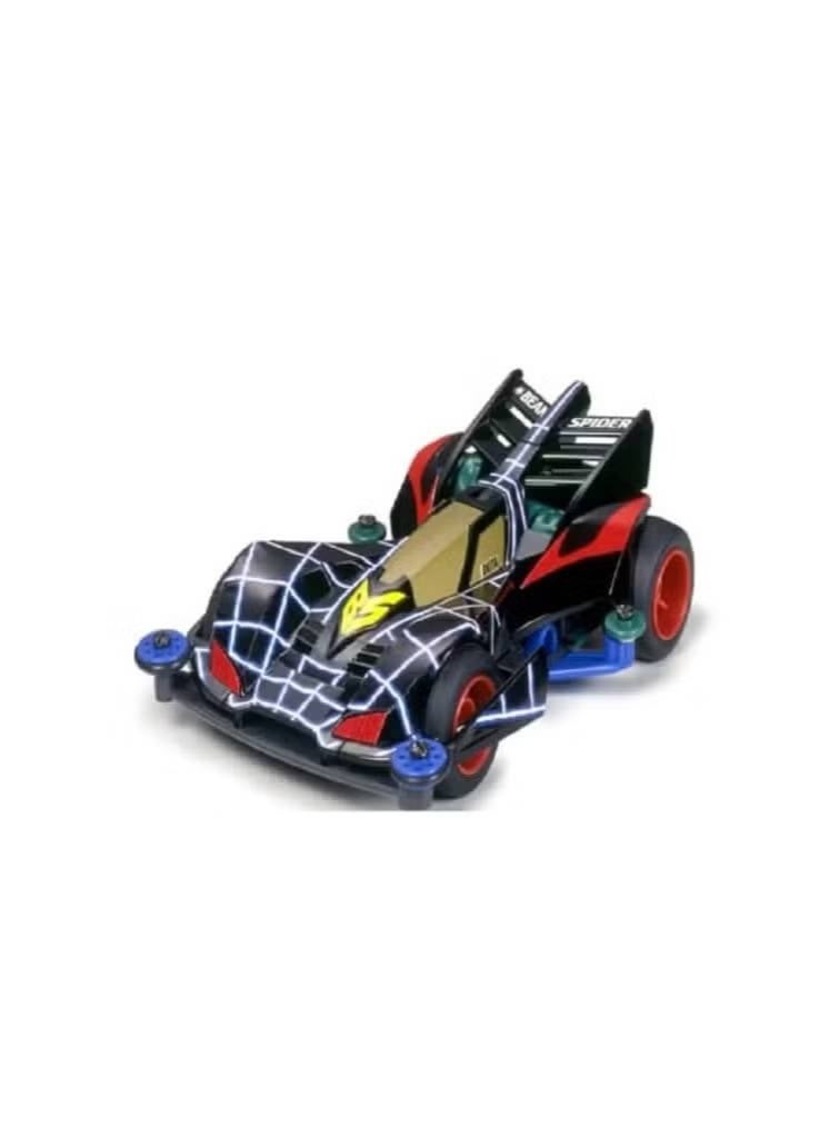 Mini 4WD High-Speed Racing Car with Spider Web Pattern - Beak Spider Model - Image 1