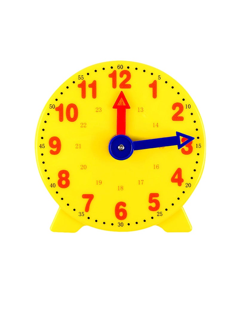SUNSAR 24-Hour Teaching Clock for Children - Colorful Educational Time Learning Clock with Graphics - 10cm - Image 1