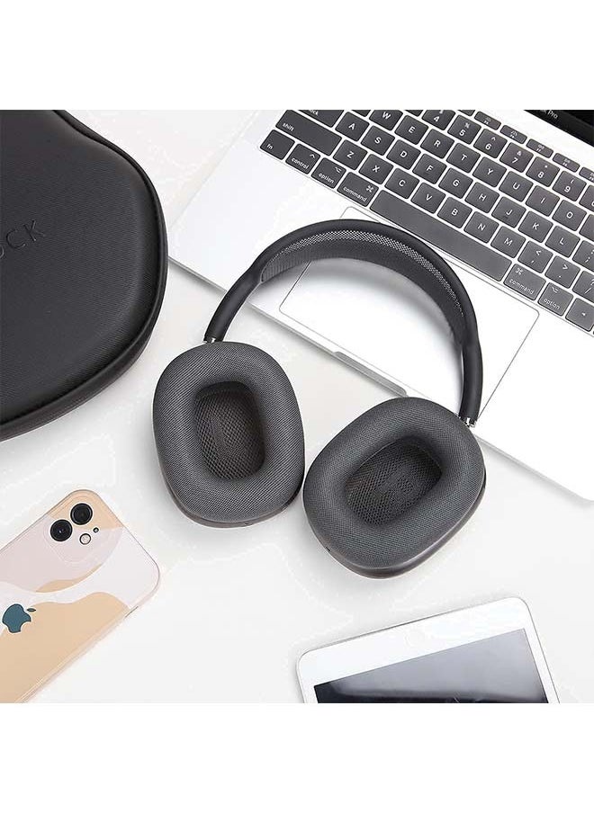 Generic - Ear Cushions for AirPods Max Headphones Earpads Replacement Ear Pad Covers Earmuffs with Protein Leather, Memory Foam and Magnet Black - Image 1