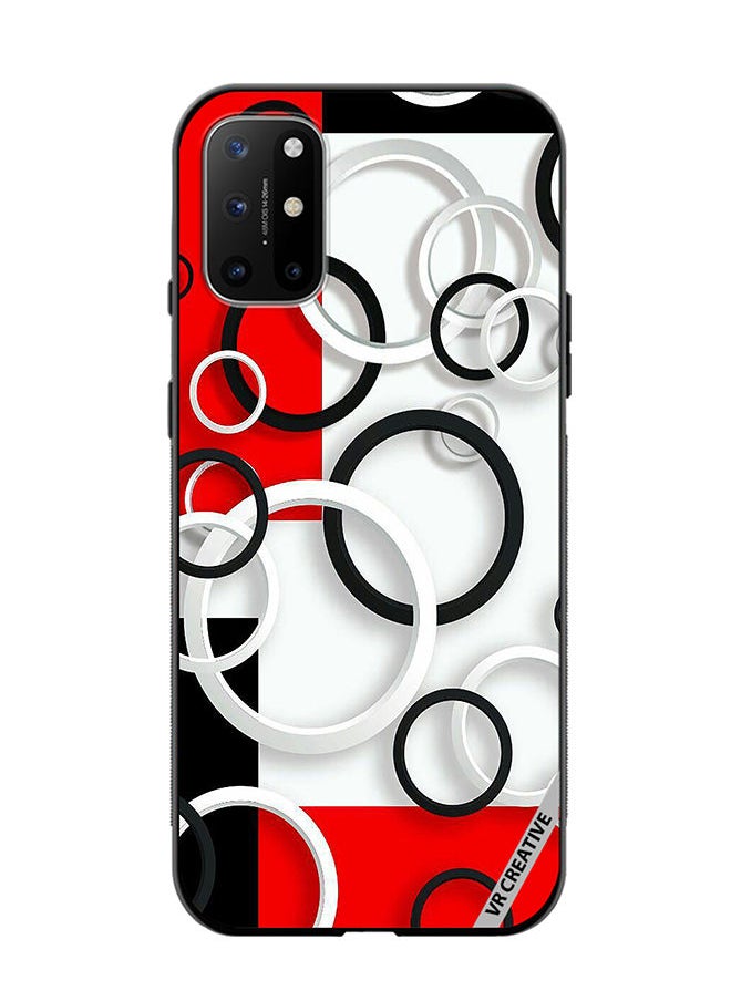 VR CREATIVE - Protective Case Cover For OnePlus 8T Colorful Circle Design  Multicolour - Image 1