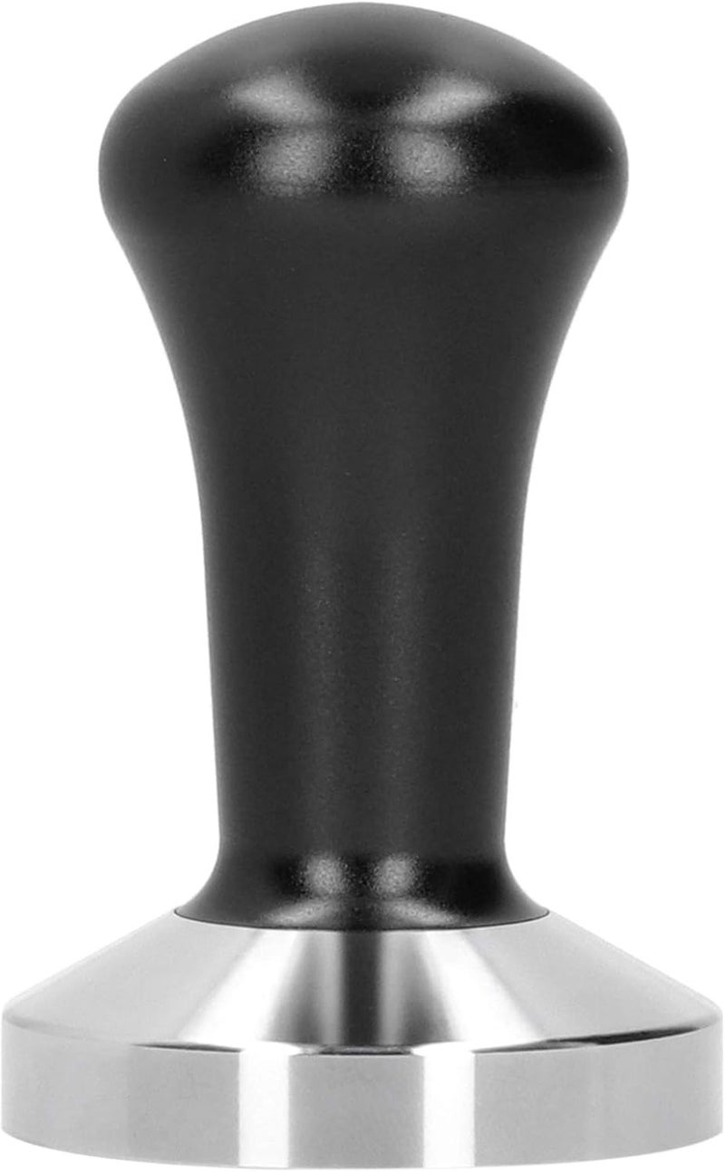 comfrt 58mm Espresso Coffee Tamper, Stainless Steel Flat Base Tamper for Espresso Machine (Black) - Image 1
