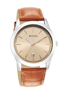 TITAN Leather Analog Wrist Watch 1823SL04  - Image 1