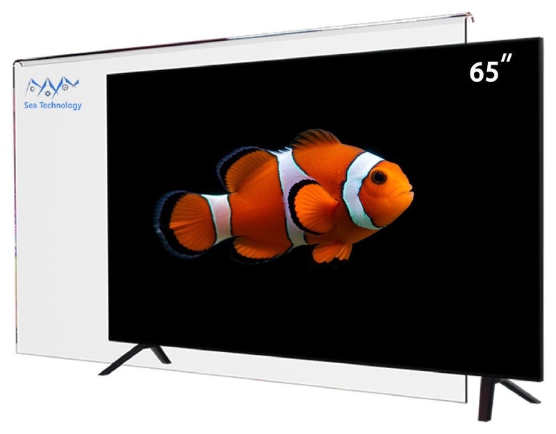 Sea Technology 65 Inch Tv Screen Protector, Made of Solid Acrylic Material with a Thickness of 3 mm, Anti Blue light, Anti Scratches, Guard against Radiation, Compatible with all Types of Tv screens - Image 1