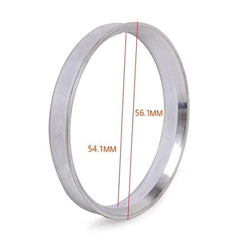 ZHTEAPR 54.1 to 56.1 Wheel Hub Centric Rings (Set of 4) - OD=56.1mm ID=54.1mm - Aluminium Alloy Wheel Hubrings 56.1 to 54.1 - Image 3