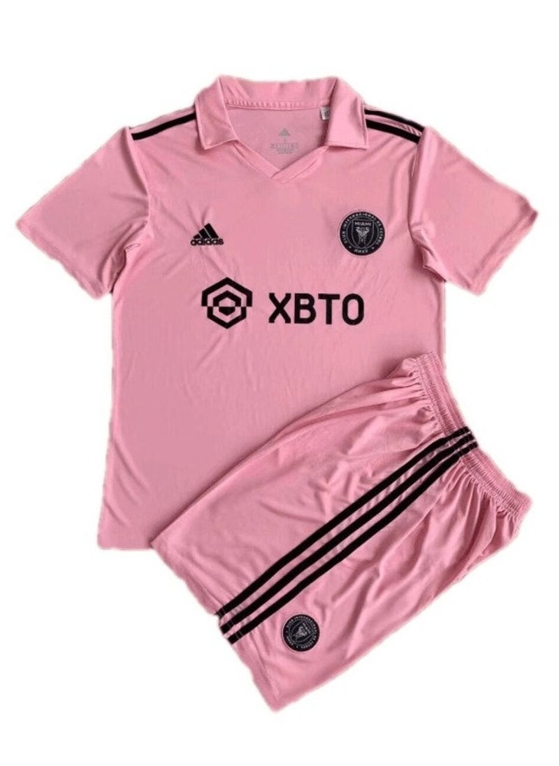 Miami 2324 Miami International League Jersey Set,#10 Messi Home Jersey and Shorts,Football Messi Special Edition,Kids Set,Gift  - Image 3