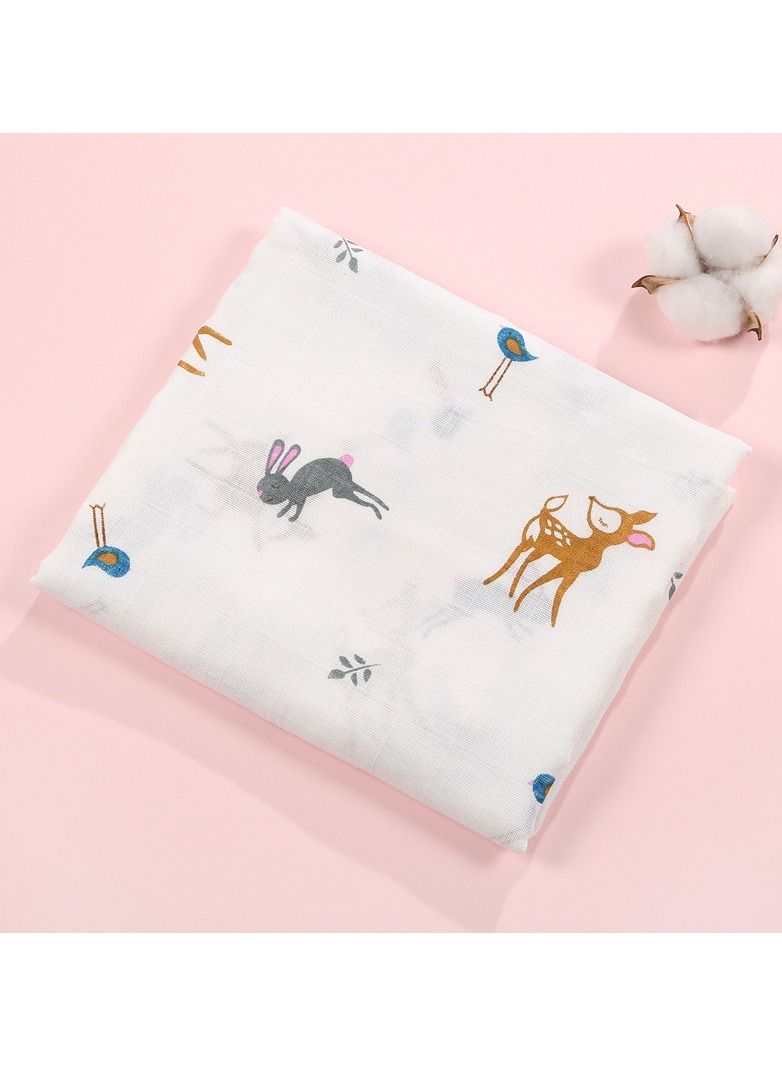 Pure Cotton Cartoon Printed Bath Towels