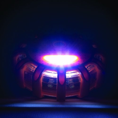 Wagan EL2639-3 FRED Flashing Roadside Emergency Disc LED Flare 9 Flash Modes for Roadside Security, Warning Flashing with Magnet and Hook for Vehicles and Boats - Image 4