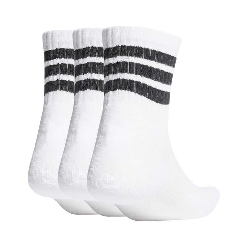 اديداس ثلاثة أزواج من جوارب 3 STRIPES CUSHIONED SPORTSWEAR MID CUT - Image 2