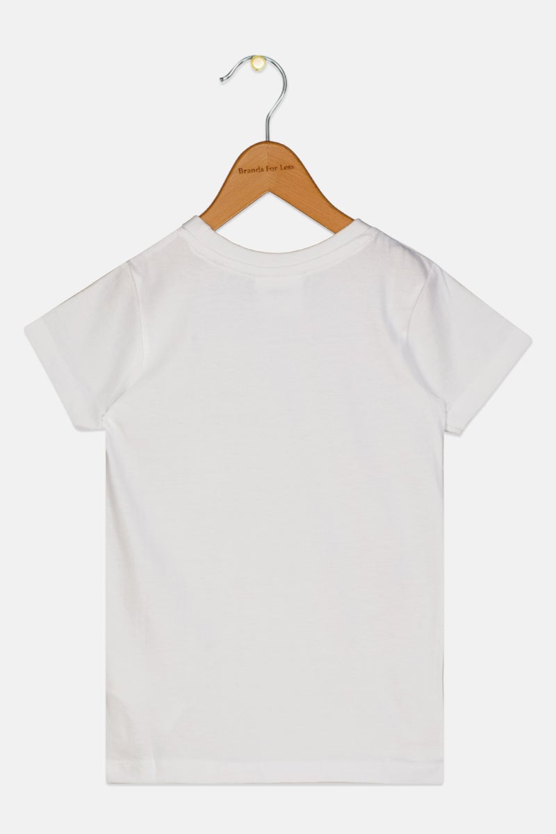 Hello Kitty Toddlers Girl Short Sleeve Graphic Print T-shirt, White - Image 2