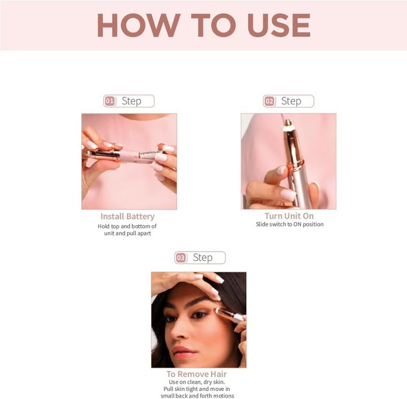 Flawless Finishing Touch Flawless Brows Eyebrow Hair Remover & Trimmer - Image 5