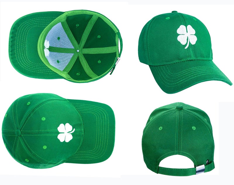 CaySep Men-Women-Ireland-St-Patrick's-Baseball-Day-Cap - Irish-Shamrock-Adjustable-Green-Day-Lucky-Hat-St-Patrick-Decor - Image 4