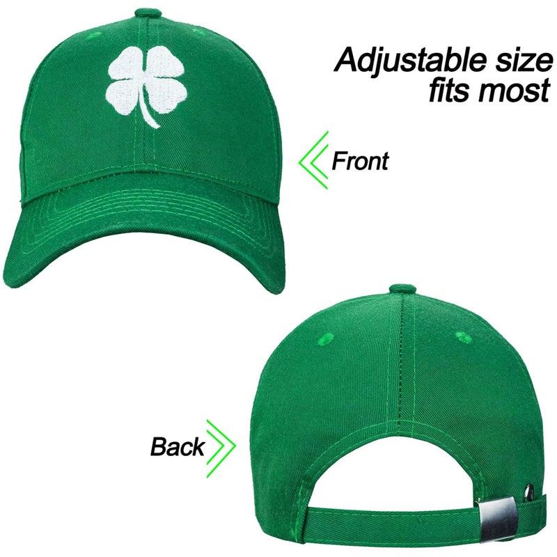 CaySep Men-Women-Ireland-St-Patrick's-Baseball-Day-Cap - Irish-Shamrock-Adjustable-Green-Day-Lucky-Hat-St-Patrick-Decor - Image 2