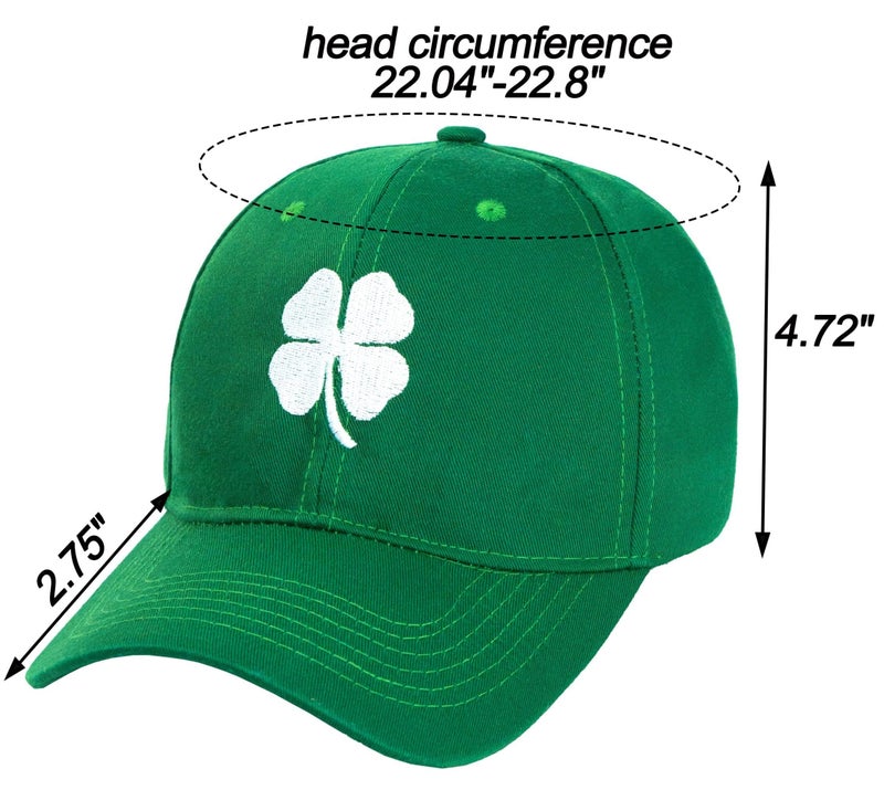 CaySep Men-Women-Ireland-St-Patrick's-Baseball-Day-Cap - Irish-Shamrock-Adjustable-Green-Day-Lucky-Hat-St-Patrick-Decor - Image 3