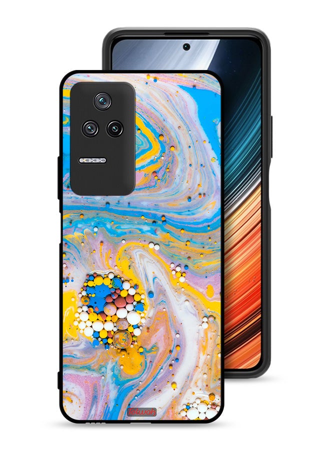 Tolwak Xiaomi Redmi K50 Protective Case Cover Gems Colorful Abstraction - Image 1