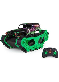 SPIN MASTER Monster Jam Grave Digger Trax Remote Control Outdoor Vehicle 1:15 Scale  - Image 1