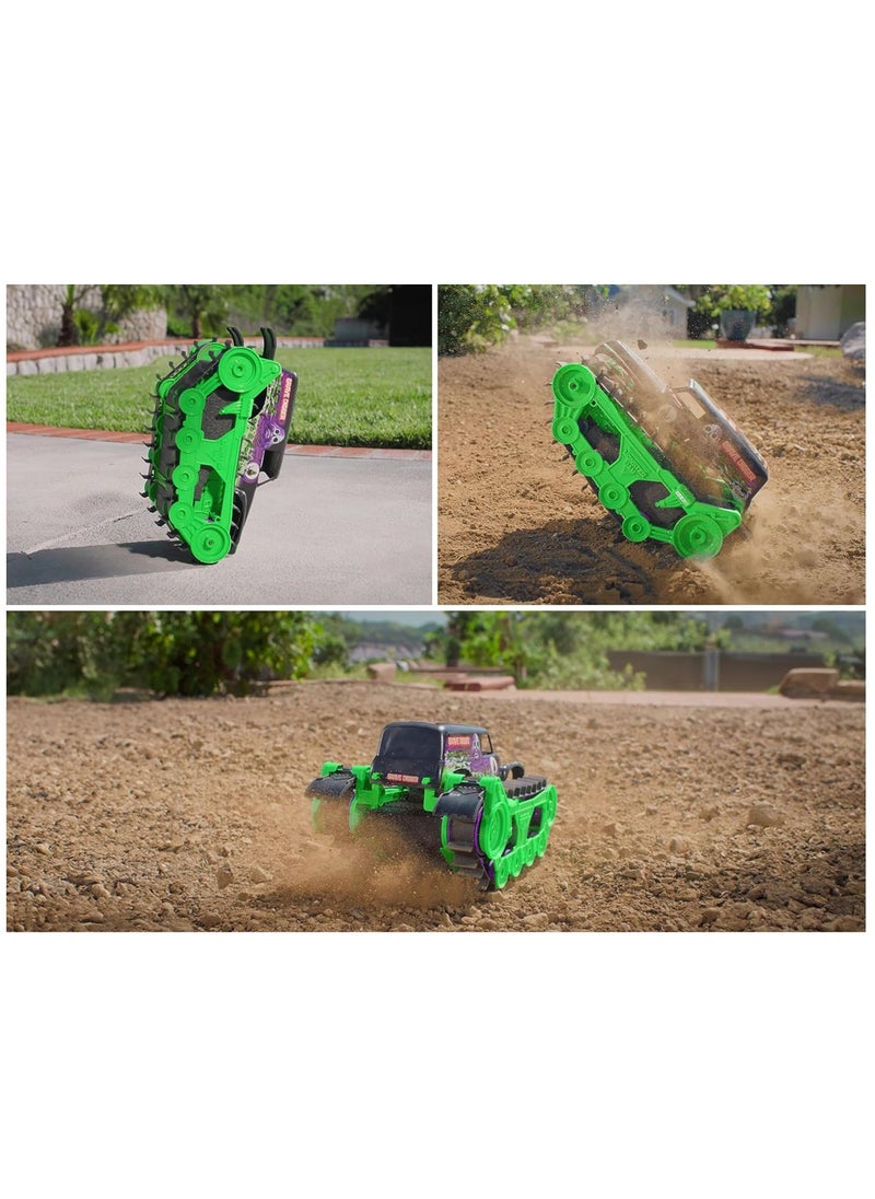 SPIN MASTER - Monster Jam Grave Digger Trax Remote Control Outdoor Vehicle 1:15 Scale - Image 1