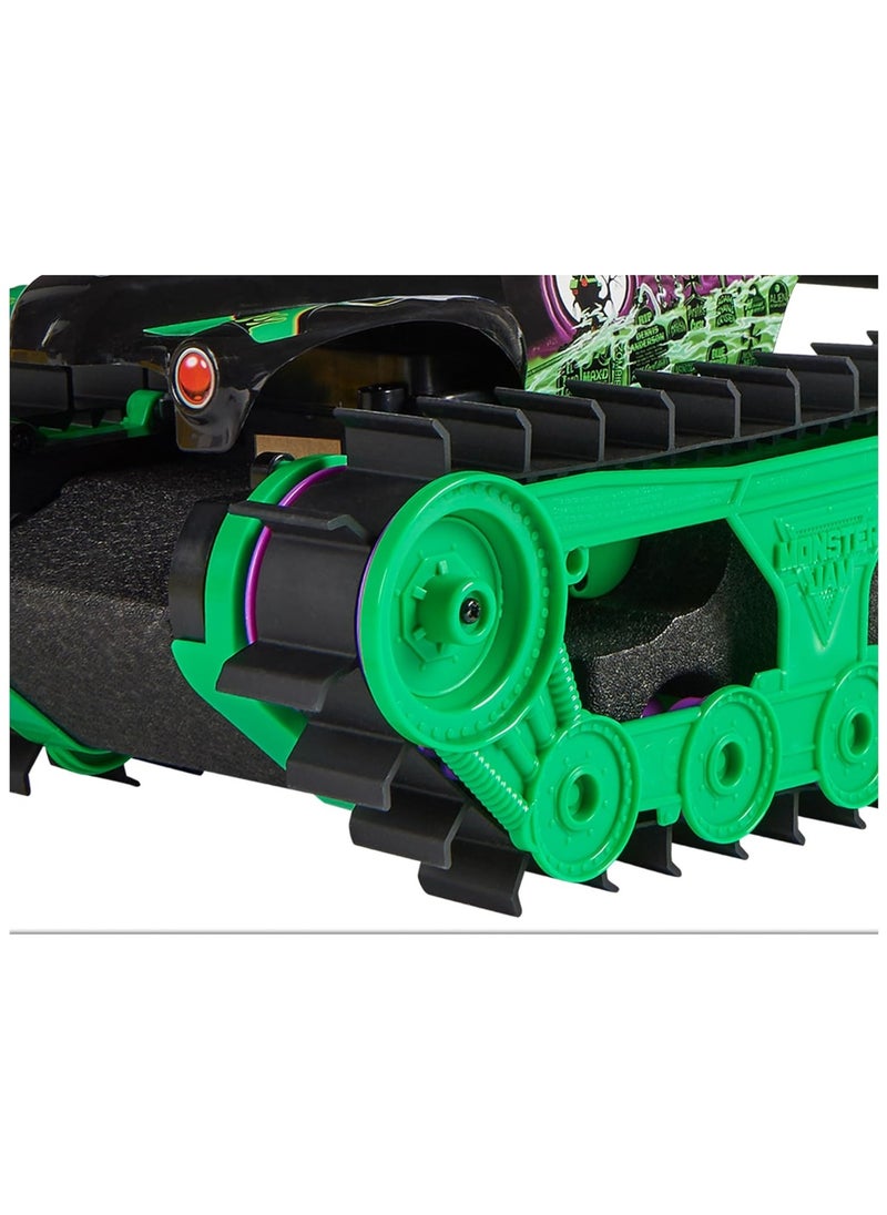 SPIN MASTER - Monster Jam Grave Digger Trax Remote Control Outdoor Vehicle 1:15 Scale - Image 1