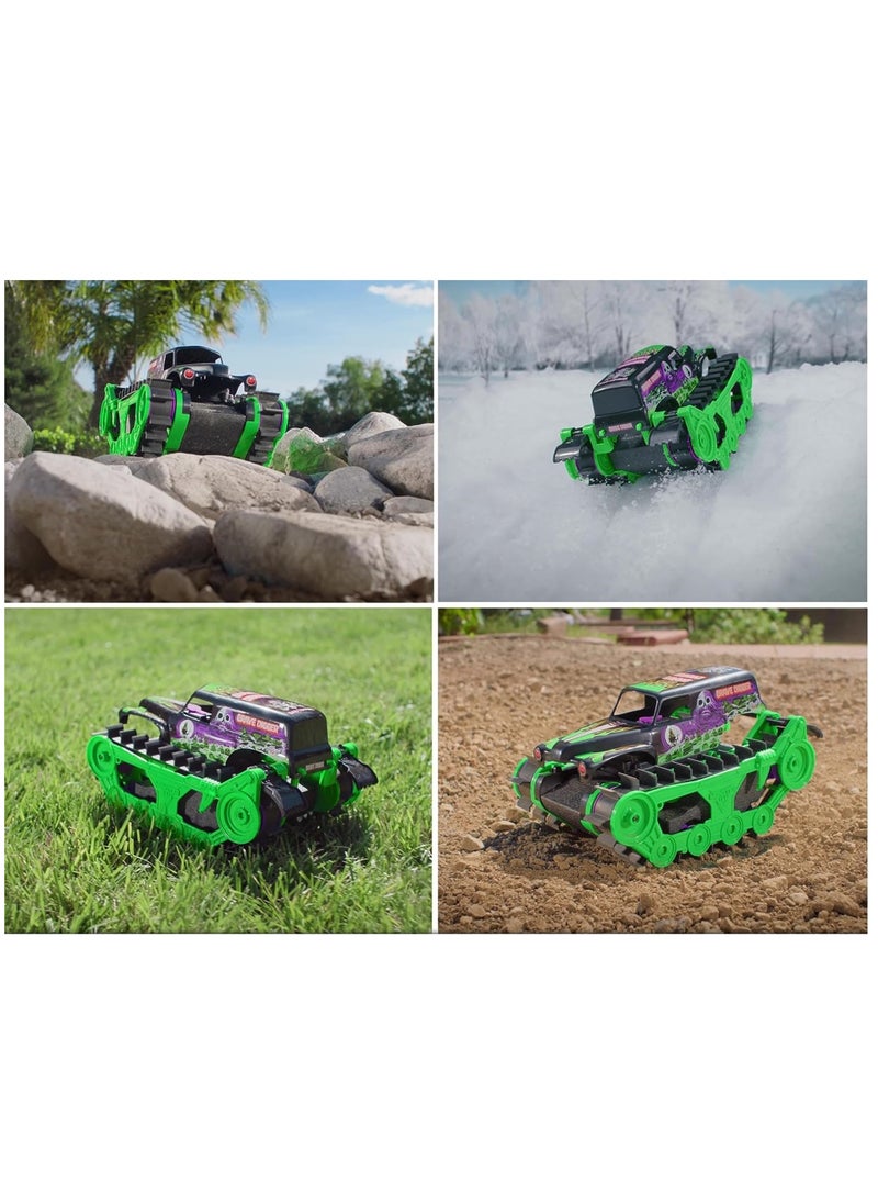 SPIN MASTER - Monster Jam Grave Digger Trax Remote Control Outdoor Vehicle 1:15 Scale - Image 1