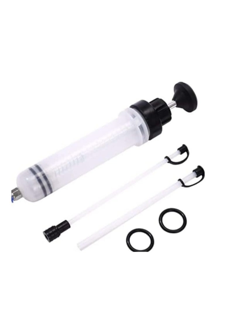 OASIS-TH Oil Fluid Extractor, Oil Suction Syringe, Manual Fluid Extractor Pump, Automobile Fuel Oil Fluid Change Syringe, Manual Automotive Fluid Change Transfer Pump, Brake Fluid Syringe 200CC  - Image 1