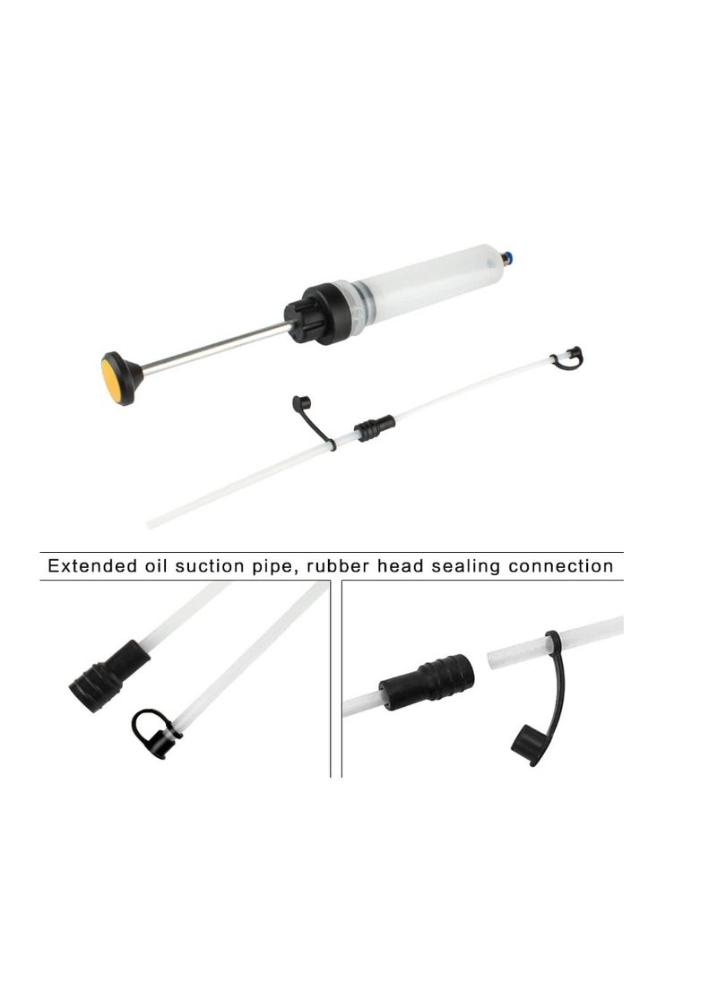 OASIS-TH Oil Fluid Extractor, Oil Suction Syringe, Manual Fluid Extractor Pump, Automobile Fuel Oil Fluid Change Syringe, Manual Automotive Fluid Change Transfer Pump, Brake Fluid Syringe 200CC  - Image 4