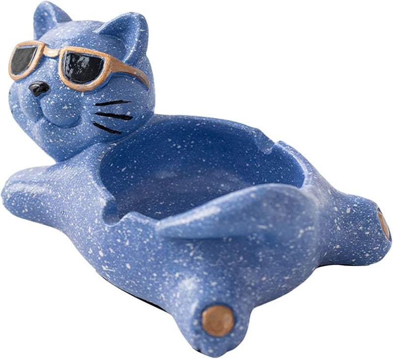 Ceramic Ashtray Holder Adorable Shape Ashes Container for Long Time Use - Image 1