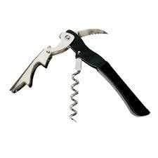 KP2 Stainless Steel Wine Cork Screw Sommelier Knife Style WBottle Opener - Image 2