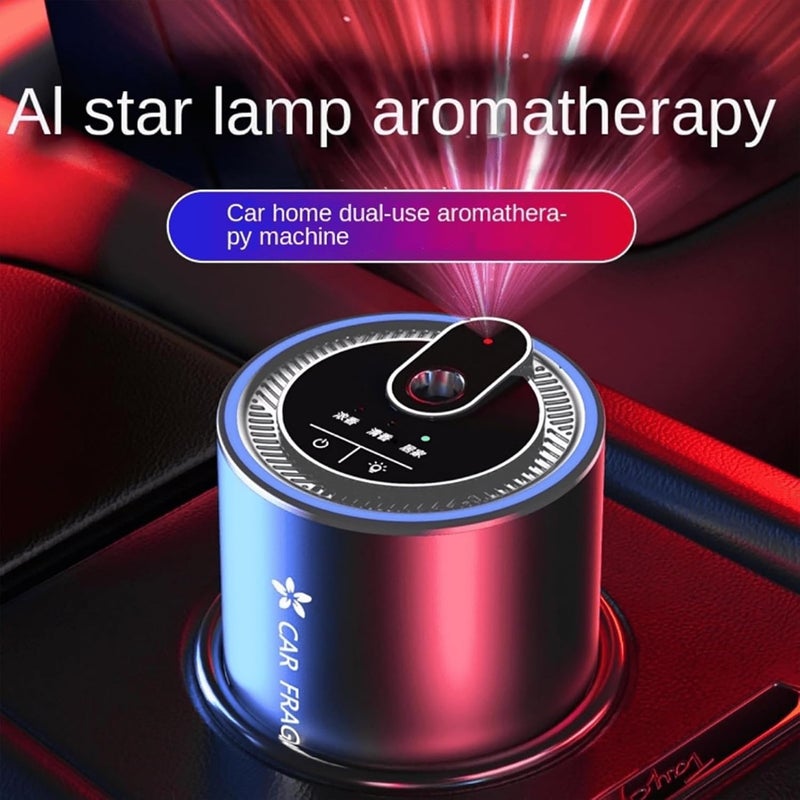 klarako Three-in-one car Aromatherapy Atmosphere Light, Smart Car Air Freshener, Car Diffuser Perfume, Humidifier for Essential Oils Car Aromatherapy Diffuser (A) - Image 3