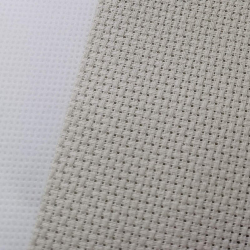 KCS 59" x 1 Yard 14ct Counted Cotton Aida Cloth Cross Stitch Fabric (Pearl Gray vy it) - Image 2
