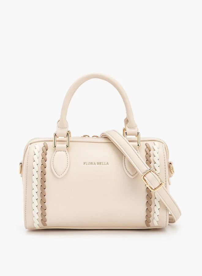 Flora Bella Braided Duffel Bag with Detachable Strap