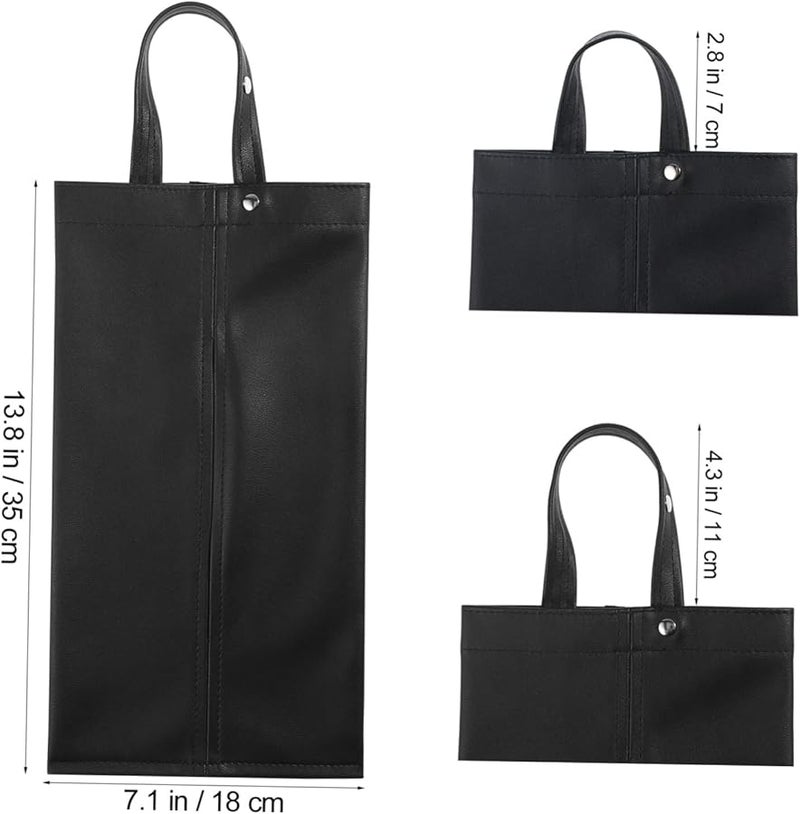 غطاء صندوق المناديل الجلدي PU للسيارة قابل للإزالة بقاعدة غير قابلة للانزلاق للاستخدام في السيارة والمنزل - Image 2