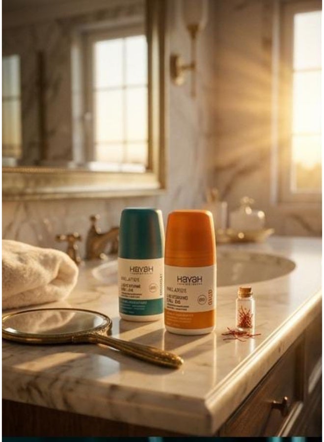 MELATEX Hayah Melatex Deodorant Roll On Oud 60 Ml + Original 60Ml ( Packaging may vary.) - Image 4