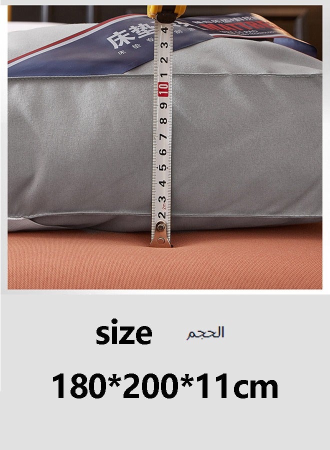 Mattress Pad Dormitory Thick Non-slip Mat Solid Mattress Double Bed Thick Soft 180*200*12cm 3.5kg