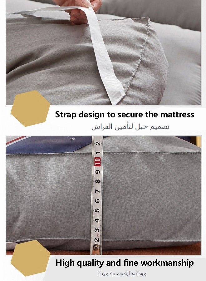 Mattress Pad Dormitory Thick Non-slip Mat Solid Mattress Double Bed Thick Soft 180*200*12cm 3.5kg