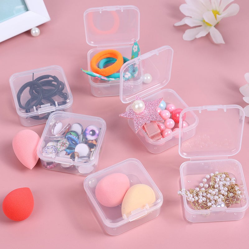 Selling 14-Grids Transparent Plastic Beaded Diamond Painting Storage Box Large-Capacity Nail Art Jewelry Rice Beads Dust-Proof Box - Image 5