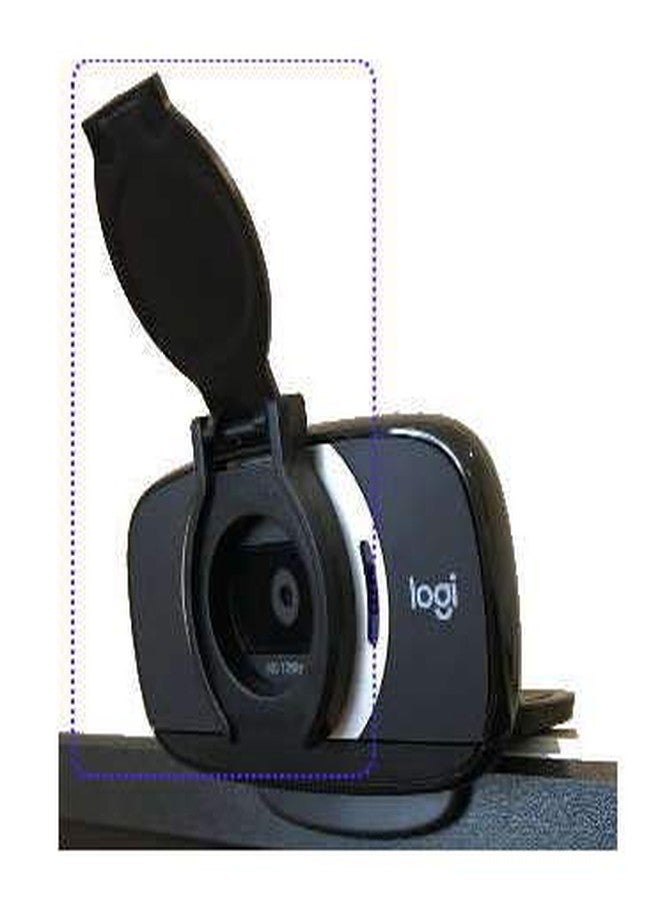 ienza Protective Lens Privacy Cover Shutter for Webcam with Protruding Lens or Flat Area Surrounding Lens Compatible with Logitech C615 C270 for Foscam, Wansview & More - Image 2