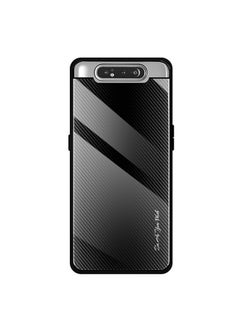 Zaboon Case For Galaxy A80 / A90 Texture Gradient Glass Protective Case  - Image 1