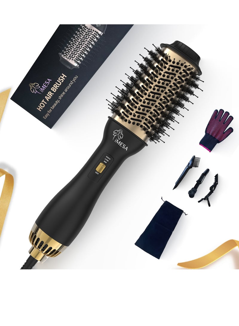iMESA Hot Air Brush New 1000W Electric Hair Dryer Brush Styler & Volumizer The Hair Gift Every Girl Wants Halal Certified - Image 1