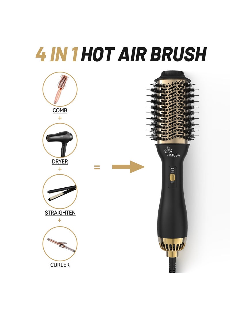 iMESA Hot Air Brush New 1000W Electric Hair Dryer Brush Styler & Volumizer The Hair Gift Every Girl Wants Halal Certified - Image 2
