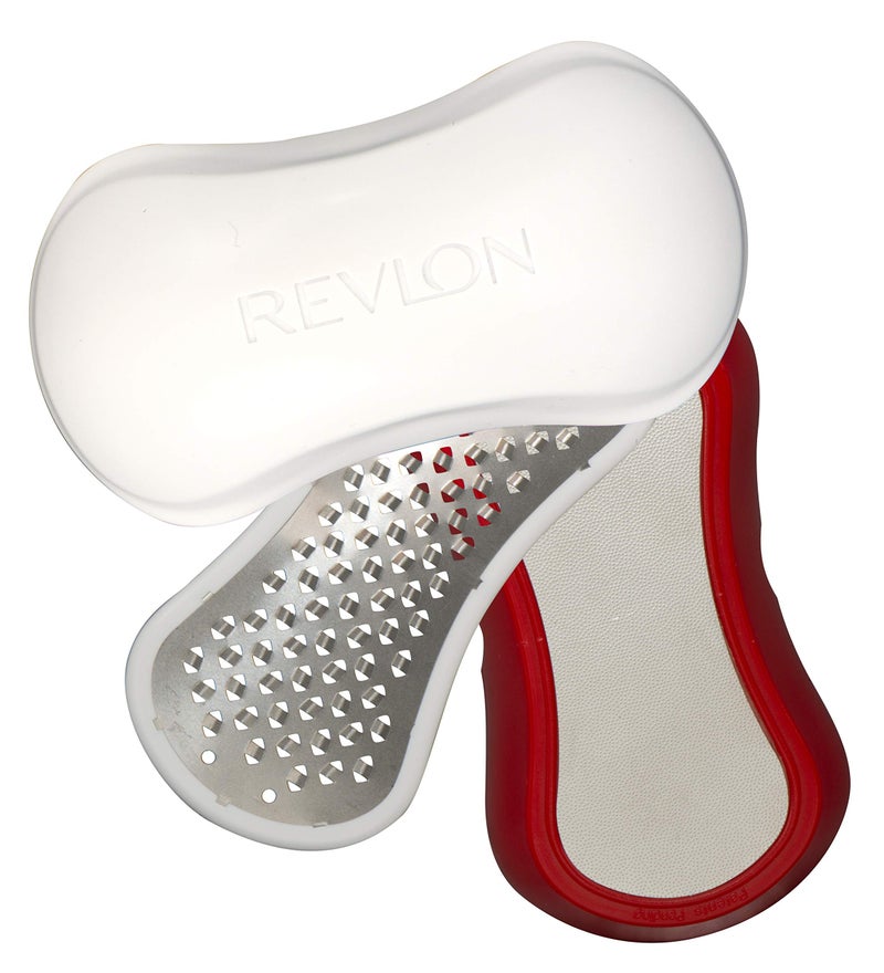 Revlon Pedicure Kit, PediExpert Foot File, Callus Remover & Nail Clipper, Nail Care Tools, Easy to Use, Stainless Steel, 3 Piece Set - Image 2