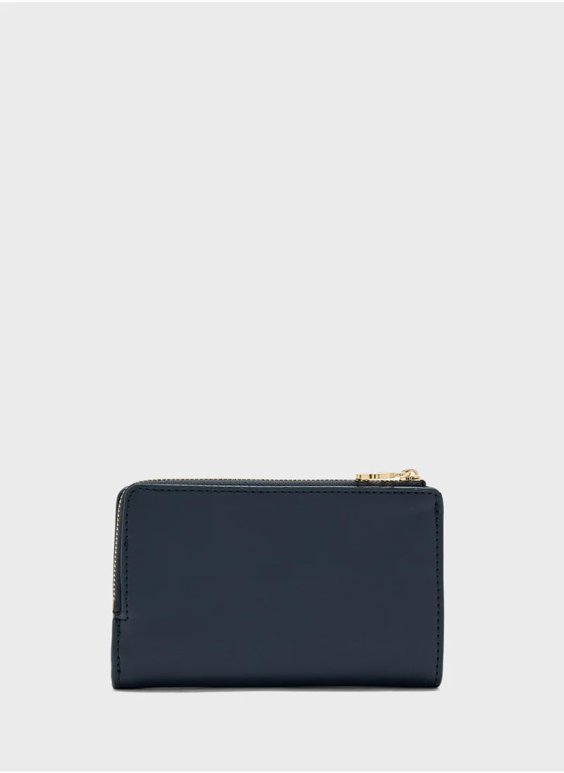 تومي هيلفيغر Monogram Zip Over Wallet