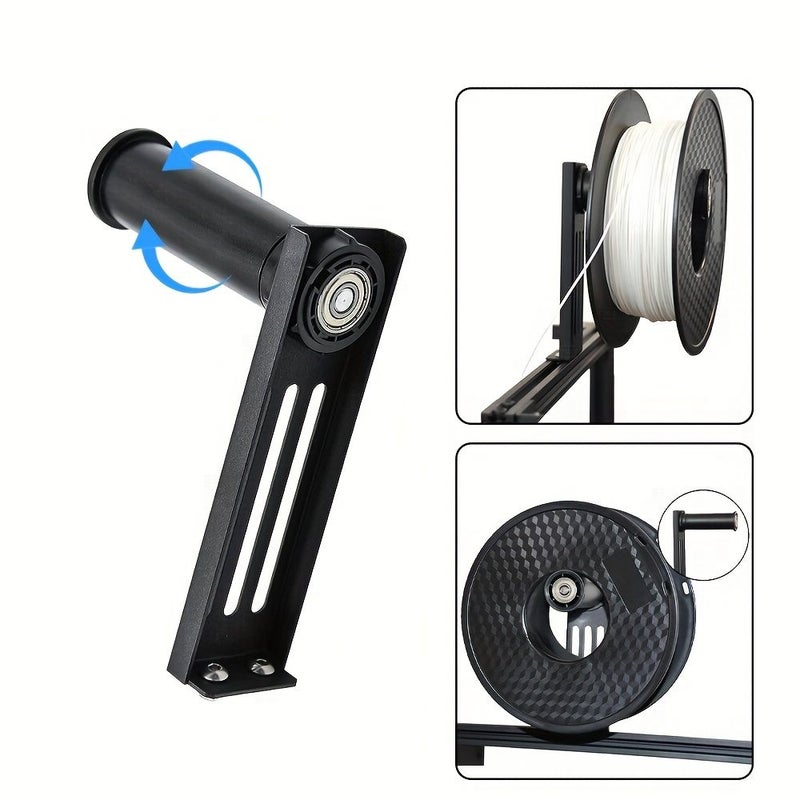 3D Printer Filament Spool Holder Rotatable Bearing Fixer Sheet Metal Rack - Image 4