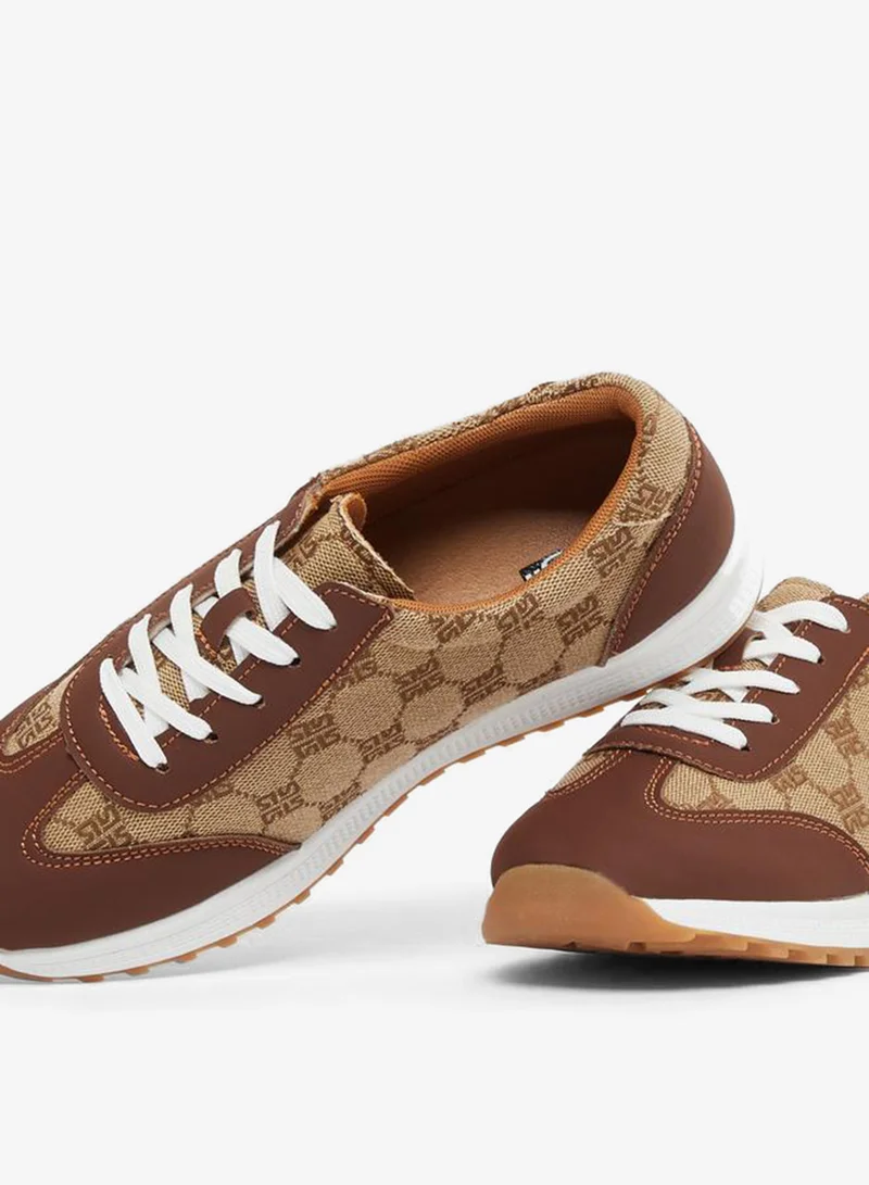 Styli Active  Printed Lace Up Sneakers for Women | Best Price UAE