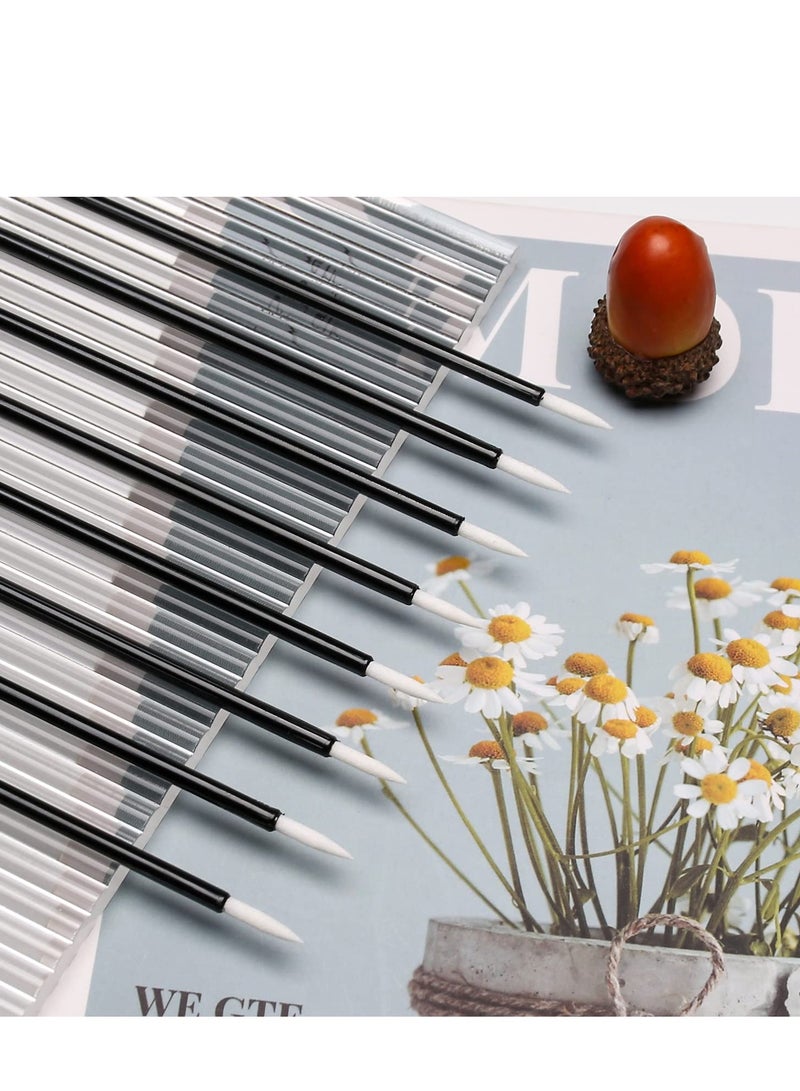 Excefore 100 PCS Disposable Eyelash Mascara Brushes Makeup Brush Wands Applicator Makeup Kits, Disposable Eyeliner Brush, Convenient and quick makeup  - Image 2